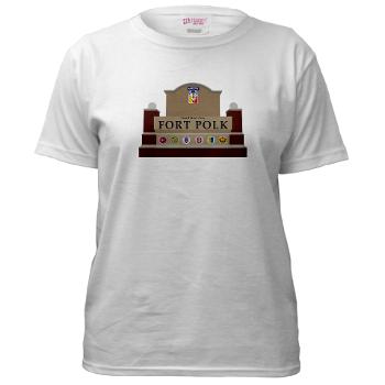FPolk - A01 - 04 - Fort Polk - Women's T-Shirt