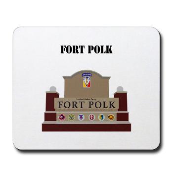 FPolk - M01 - 03 - Fort Polk with Text - Mousepad - Click Image to Close