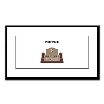 FPolk - M01 - 02 - Fort Polk with Text - Small Framed Print