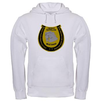 FRB - A01 - 03 - DUI - Fresno Recruiting Battalion "Mustangs" - Hooded Sweatshirt - Click Image to Close