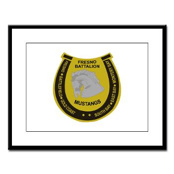 FRB - M01 - 02 - DUI - Fresno Recruiting Battalion "Mustangs" - Large Framed Print - Click Image to Close