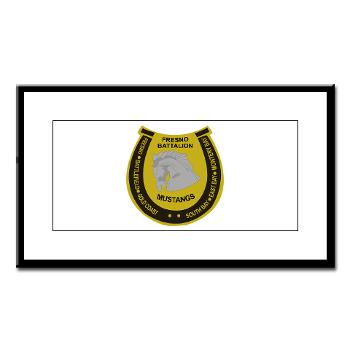FRB - M01 - 02 - DUI - Fresno Recruiting Battalion "Mustangs" - Small Framed Print - Click Image to Close