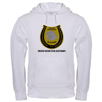 FRB - A01 - 03 - DUI - Fresno Recruiting Battalion "Mustangs" with Text - Hooded Sweatshirt