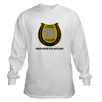 FRB - A01 - 03 - DUI - Fresno Recruiting Battalion "Mustangs" with Text - Long Sleeve T-Shirt