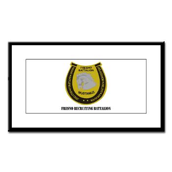 FRB - M01 - 02 - DUI - Fresno Recruiting Battalion "Mustangs" with Text - Small Framed Print - Click Image to Close