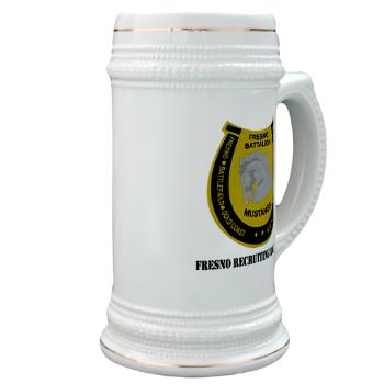 FRB - M01 - 03 - DUI - Fresno Recruiting Battalion "Mustangs" with Text - Stein