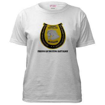 FRB - A01 - 04 - DUI - Fresno Recruiting Battalion "Mustangs" with Text - Women's T-Shirt