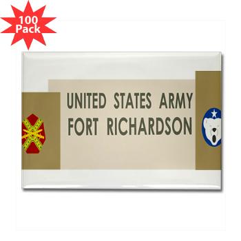 FRichardson - M01 - 01 - Fort Richardson - Rectangle Magnet (100 pack) - Click Image to Close