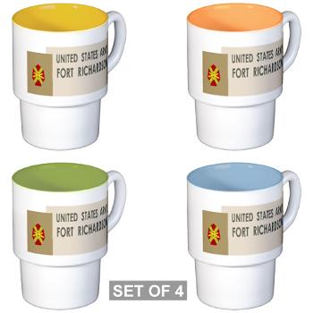 FRichardson - M01 - 03 - Fort Richardson - Stackable Mug Set (4 mugs) - Click Image to Close