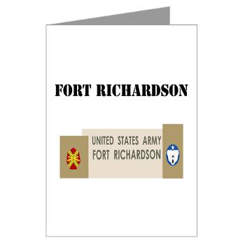 FRichardson - M01 - 02 - Fort Richardson with Text - Greeting Cards (Pk of 10)