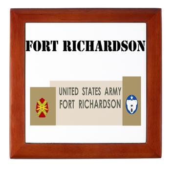 FRichardson - M01 - 03 - Fort Richardson with Text - Keepsake Box