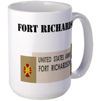 FRichardson - M01 - 03 - Fort Richardson with Text - Large Mug