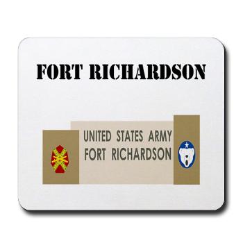 FRichardson - M01 - 03 - Fort Richardson with Text - Mousepad - Click Image to Close