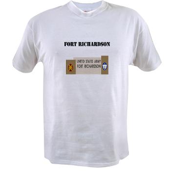 FRichardson - A01 - 04 - Fort Richardson with Text - Value T-shirt - Click Image to Close