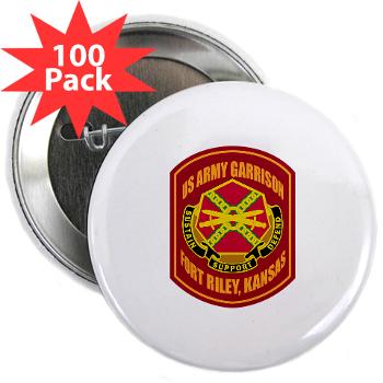 FRiley - M01 - 01 - Fort Riley - 2.25" Button (100 pack)