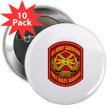 FRiley - M01 - 01 - Fort Riley - 2.25" Button (10 pack) - Click Image to Close