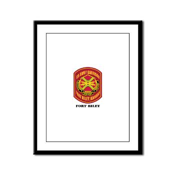 FRiley - M01 - 02 - Fort Riley with Text - Framed Panel Print - Click Image to Close