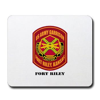 FRiley - M01 - 03 - Fort Riley with Text - Mousepad