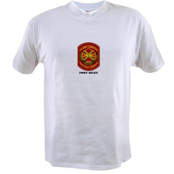 FRiley - A01 - 04 - Fort Riley with Text - Value T-shirt