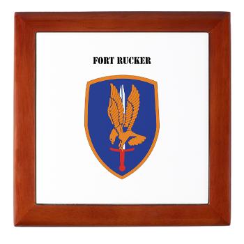 FRucker - M01 - 03 - FortRucker with Text - Keepsake Box