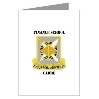 FSC - M01 - 02 - DUI - Finance School Cadre with Text Greeting Cards (Pk of 20) - Click Image to Close