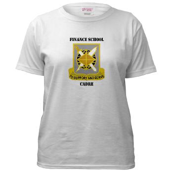 FSC - A01 - 04 - DUI - Finance School Cadre with Text Women's T-Shirt - Click Image to Close