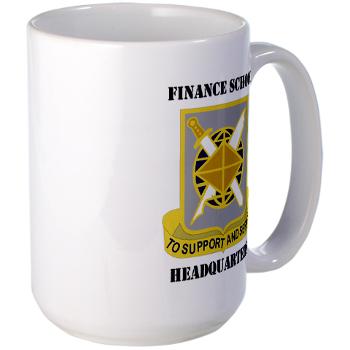 FSH - M01 - 03 - DUI - Finance School Headquarters with Text - Large Mug