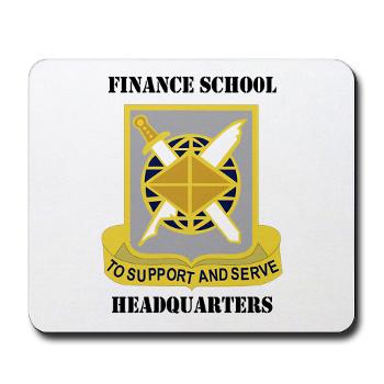 FSH - M01 - 03 - DUI - Finance School Headquarters with Text - Mousepad