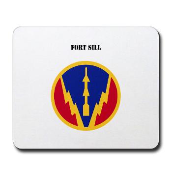 FSill - M01 - 03 - SSI - Fort Sill with Text - Mousepad