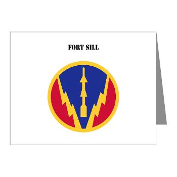 FSill - M01 - 02 - SSI - Fort Sill with Text - Note Cards (Pk of 20)
