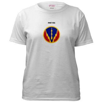 FSill - A01 - 04 - SSI - Fort Sill with Text - Women's T-Shirt