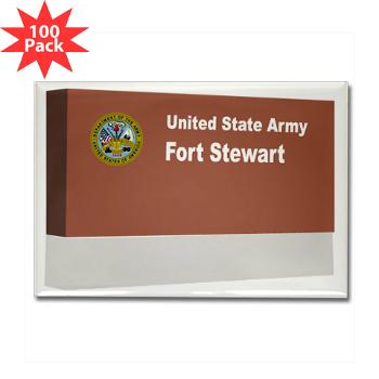 FStewart - M01 - 01 - Fort Stewart - Rectangle Magnet (100 pack)