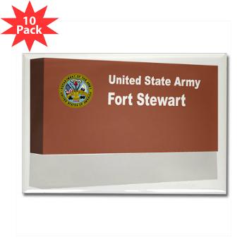 FStewart - M01 - 01 - Fort Stewart - Rectangle Magnet (10 pack)