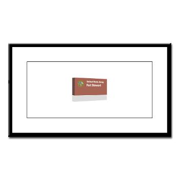 FStewart - M01 - 02 - Fort Stewart - Small Framed Print