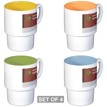 FStewart - M01 - 03 - Fort Stewart - Stackable Mug Set (4 mugs)