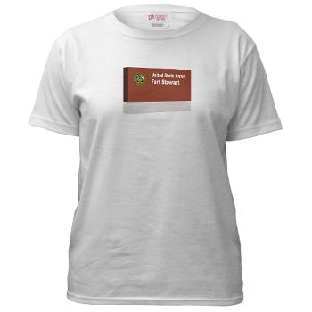 FStewart - A01 - 04 - Fort Stewart - Women's T-Shirt