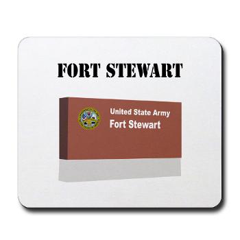 FStewart - M01 - 03 - Fort Stewart with Text - Mousepad