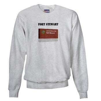 FStewart - A01 - 03 - Fort Stewart with Text - Sweatshirt