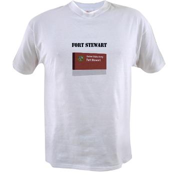 FStewart - A01 - 04 - Fort Stewart with Text - Value T-shirt