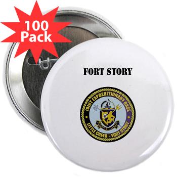 FStory - M01 - 01 - Fort Story with Text - 2.25" Button (100 pack)