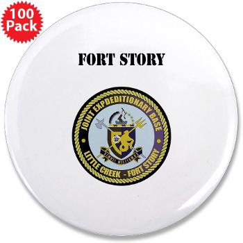 FStory - M01 - 01 - Fort Story with Text - 3.5" Button (100 pack)