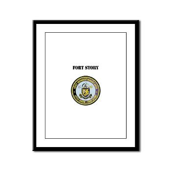 FStory - M01 - 02 - Fort Story with Text - Framed Panel Print
