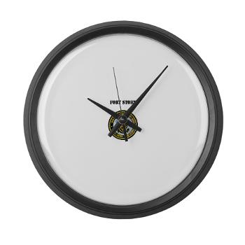 FStory - M01 - 03 - Fort Story with Text - Large Wall Clock