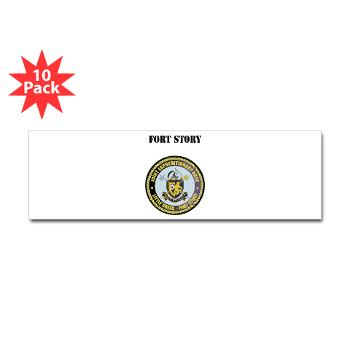 FStory - M01 - 01 - Fort Story with Text - Sticker (Bumper 10 pk)
