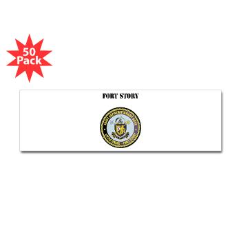 FStory - M01 - 01 - Fort Story with Text - Sticker (Bumper 50 pk)