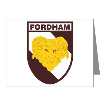 FU - M01 - 02 - SSI - ROTC - Fordham University - Note Cards (Pk of 20)
