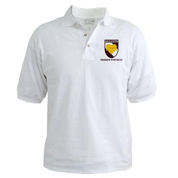 FU - A01 - 04 - SSI - ROTC - Fordham University with Text - Golf Shirt