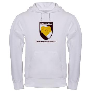 FU - A01 - 03 - SSI - ROTC - Fordham University with Text - Hooded Sweatshirt - Click Image to Close