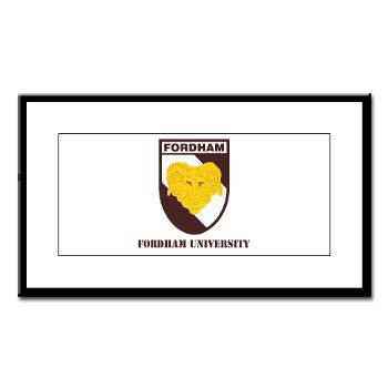 FU - M01 - 02 - SSI - ROTC - Fordham University with Text - Small Framed Print - Click Image to Close