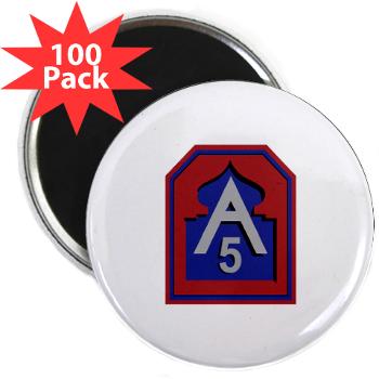 FUSA - M01 - 01 - Fifth United States Army - 2.25" Magnet (100 pack) - Click Image to Close